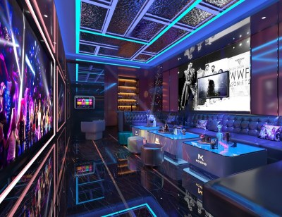 现代KTV包厢3D模型下载